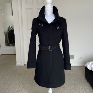 Burberry Brit Wool Trench Coat US4